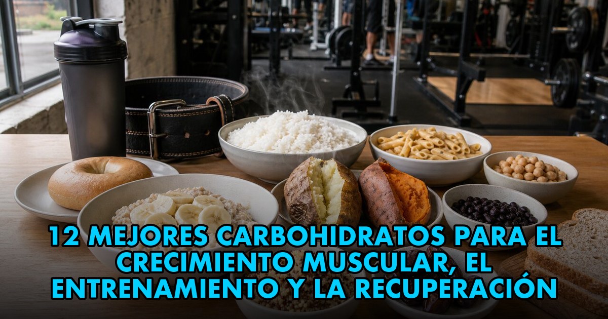 12 Mejores Carbohidratos para el Crecimiento Muscular, el Entrenamiento y la Recuperación
