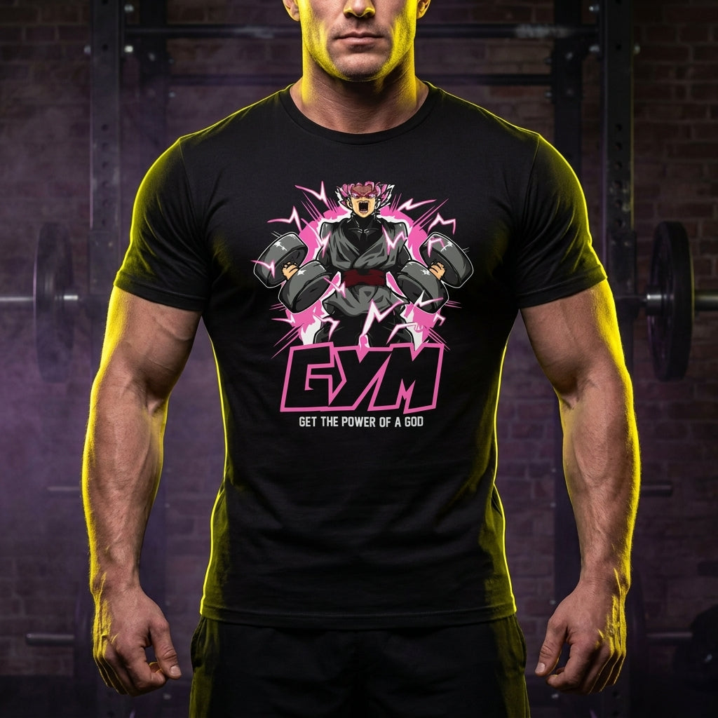 Hombre atlético en playera Gymbros más vendida