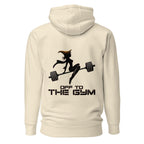 Hoodie Off To The Gym Witch Barbell - Espalda