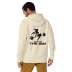 Hoodie Off To The Gym Witch Barbell - Modelo masculino espalda 2