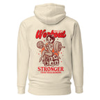 Hoodie Stronger Than Your Demons Devil Girl Barbell - Espalda