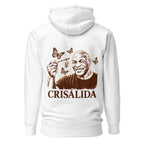 Hoodie Crisálida Hombre Tatuaje Tribal Mariposas Sepia - Espalda