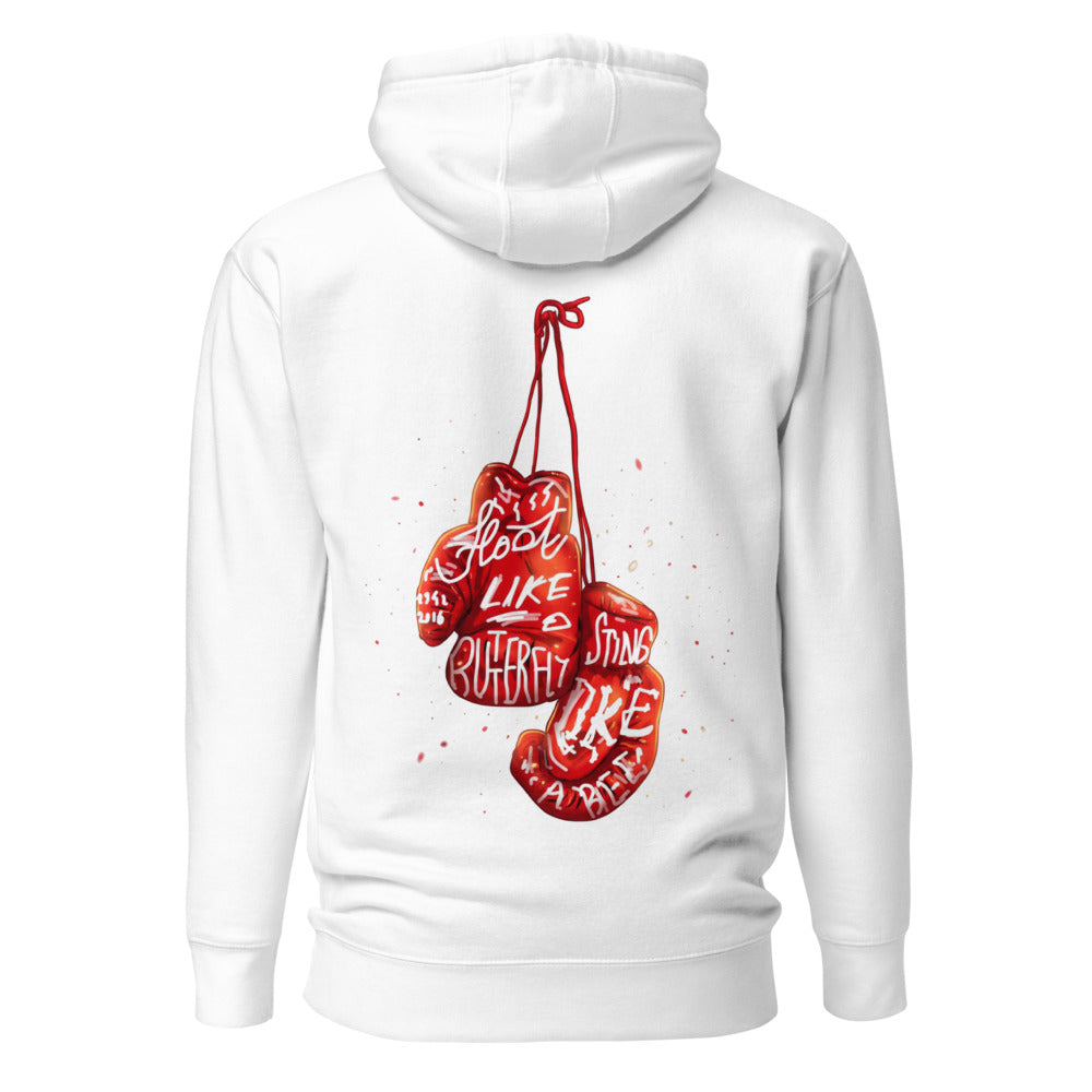 Hoodie Float Like A Butterfly Sting Like A Bee - Espalda