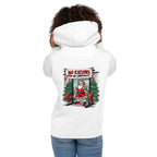 Hoodie No Excuses Even On Christmas - Modelo femenina espalda