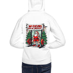 Hoodie No Excuses Even On Christmas - Modelo masculino espalda