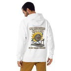 Hoodie No Necesitas Cardio Si No Tienes Corazón - Modelo masculino espalda 2