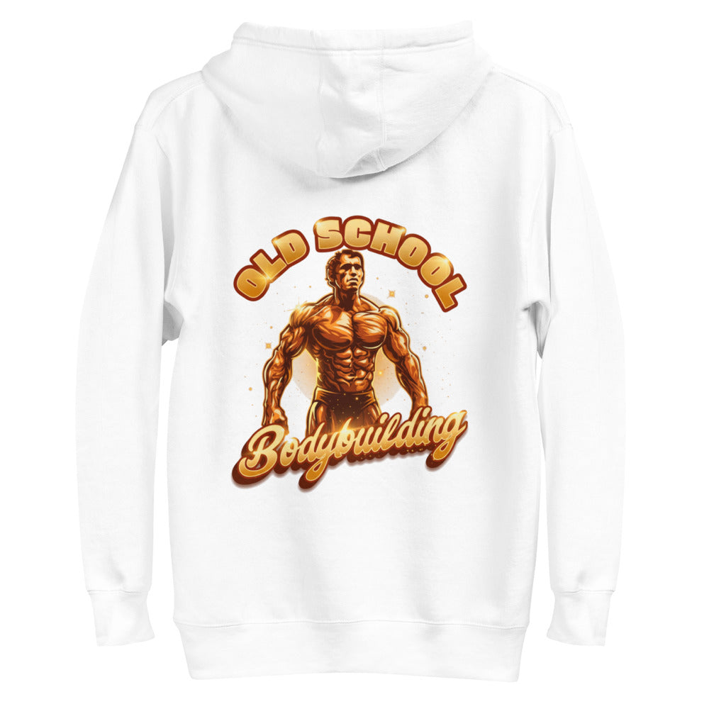 Hoodie Old School Bodybuilding Gold Physique - Plano