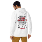 Hoodie Property Of Gym Supply Kettlebell Shaker - Modelo masculino espalda 2