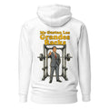 Hoodie Pulgar Arriba Power Rack Traje Gris - Espalda