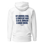 Hoodie Soy Aburrido Nena Gimnasio Y Dinero - Espalda