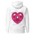 Hoodie Strength With Purpose Pink Heart Plate - Espalda