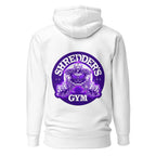 Hoodie TMNT Shredder's Gym 1984 Purple Emblem - Espalda