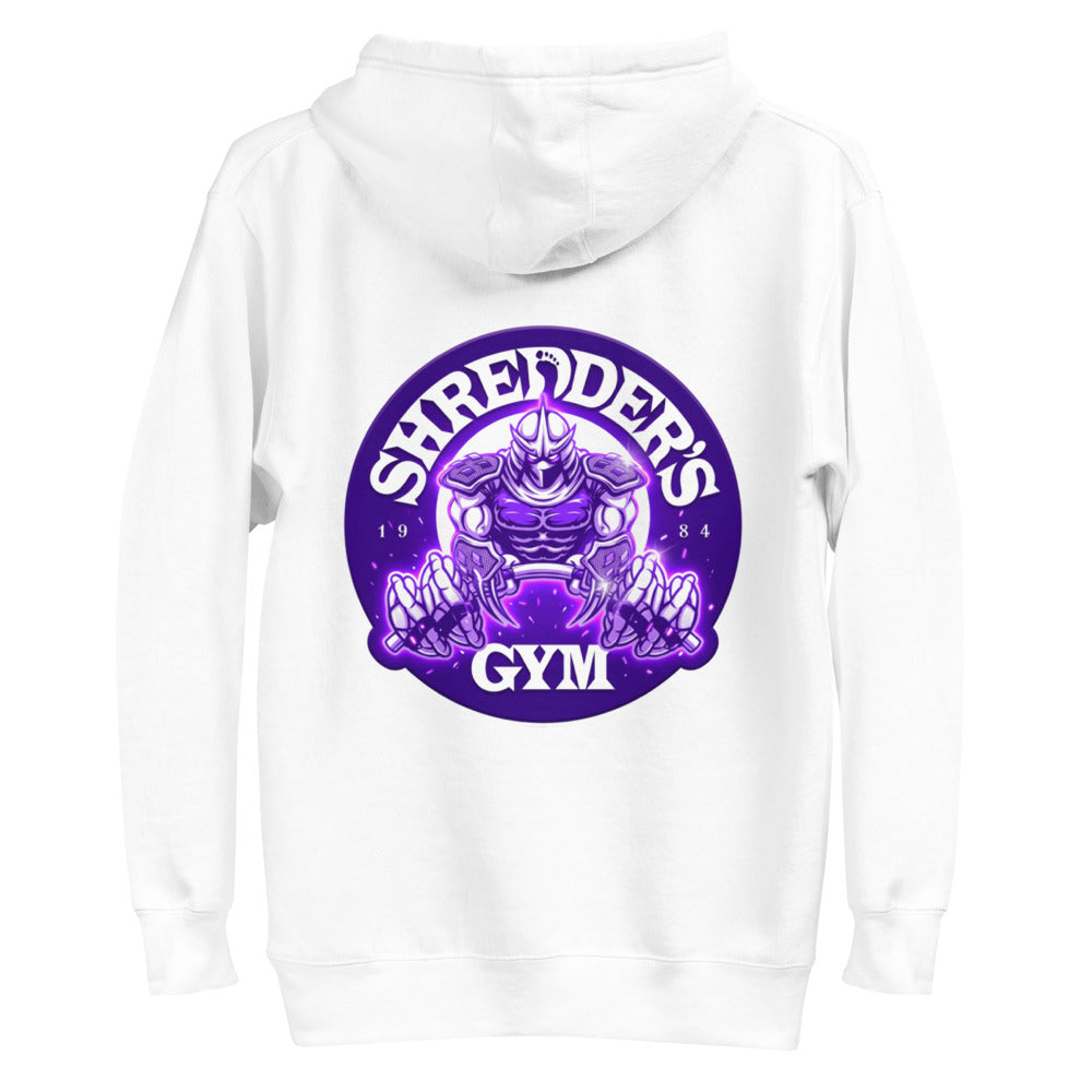 Hoodie TMNT Shredder's Gym 1984 Purple Emblem - Plano