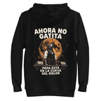 Hoodie Ahora No Gatita Papá Está En La Cueva Del Dolor - Plano