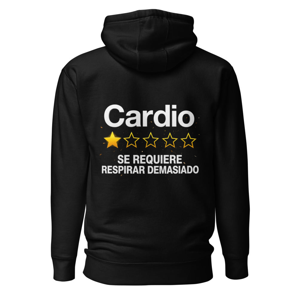 Hoodie Cardio Una Estrella Respirar Demasiado - Espalda