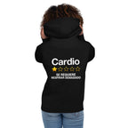 Hoodie Cardio Una Estrella Respirar Demasiado - Modelo femenina espalda