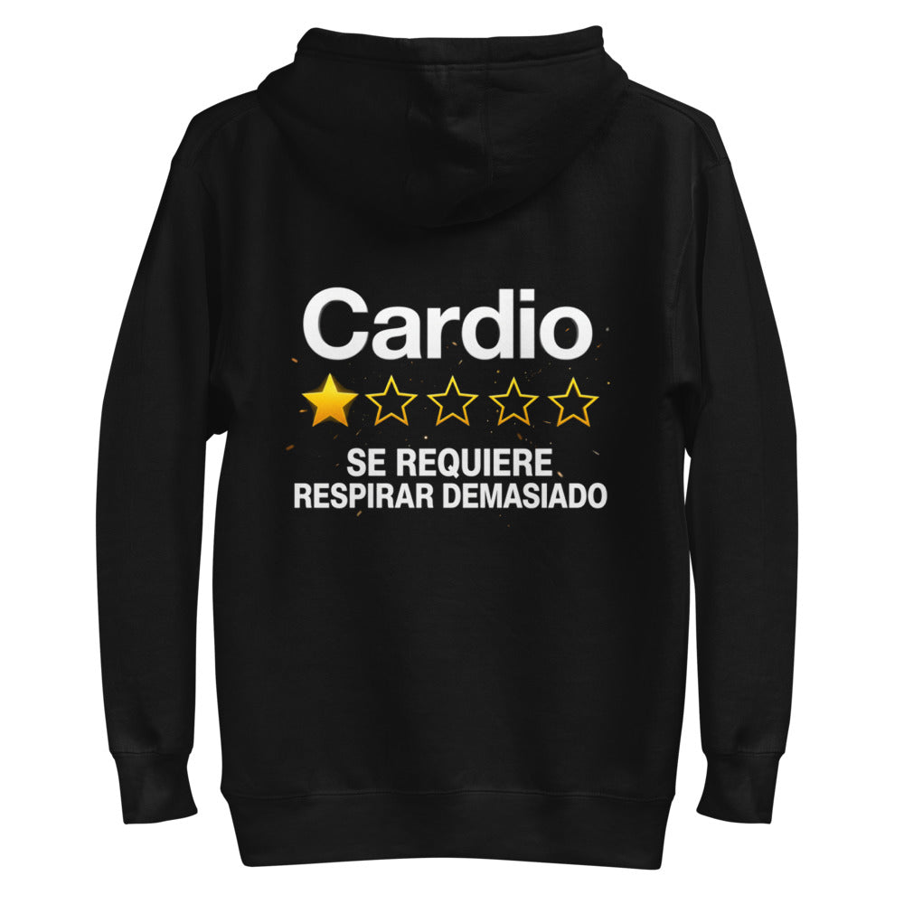 Hoodie Cardio Una Estrella Respirar Demasiado - Plano