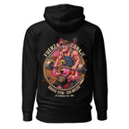 Hoodie Coraje El Perro Cobarde Fuerza Y Coraje Gym - Espalda