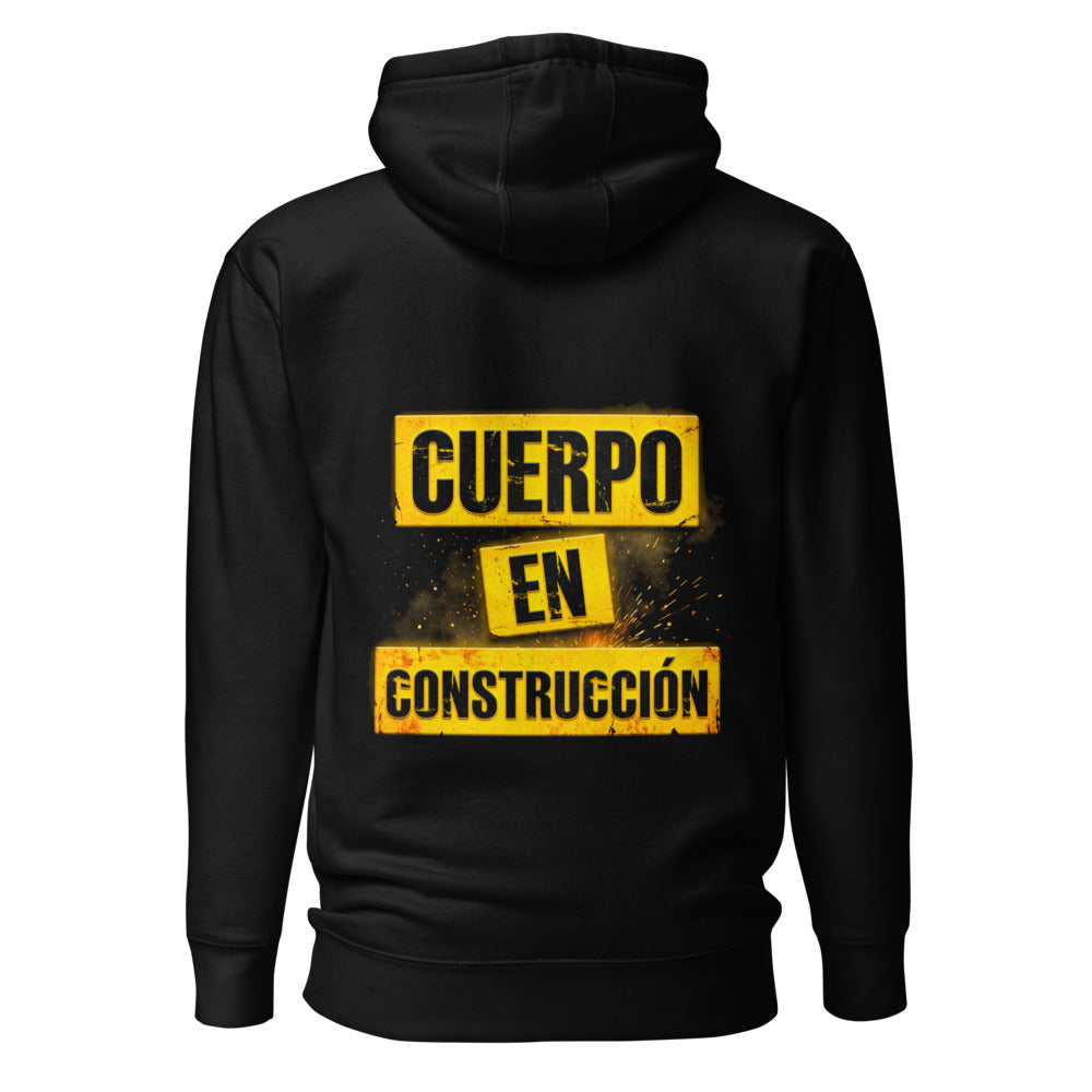 Hoodie Cuerpo En Construcción Gym - Espalda