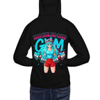 Hoodie Dragon Ball Bulma No Pain No Gain - Modelo masculino espalda