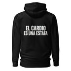 Hoodie El Cardio Es Una Estafa - Espalda