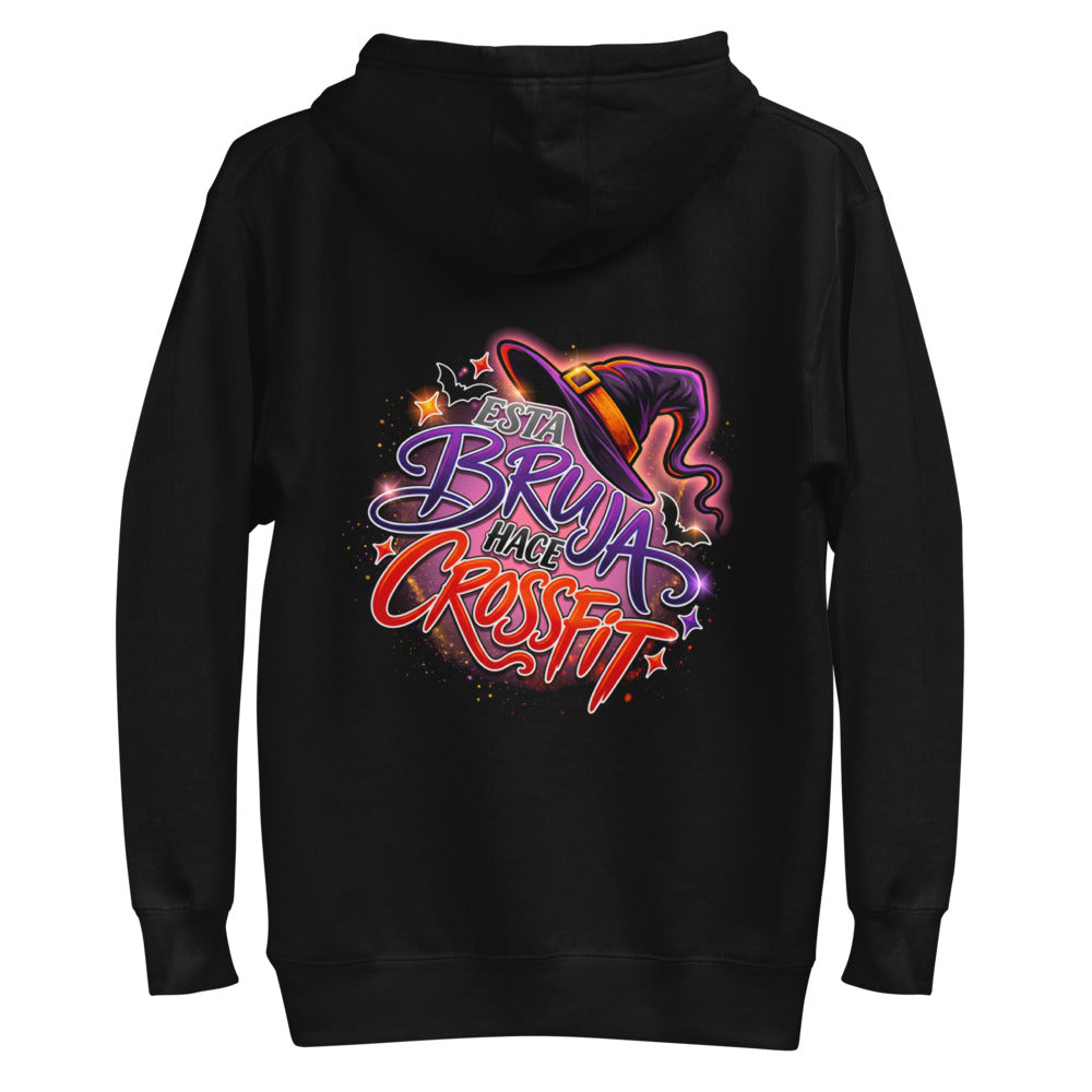 Hoodie Esta Bruja Hace Crossfit - Plano