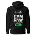 Hoodie Gym Mode On Barbell Toggle - Espalda