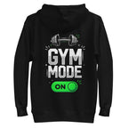 Hoodie Gym Mode On Barbell Toggle - Plano