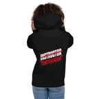 Hoodie Instructor Torturador - Modelo femenina espalda