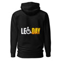 Hoodie Leg Day Access Symbol Gym Humor - Espalda
