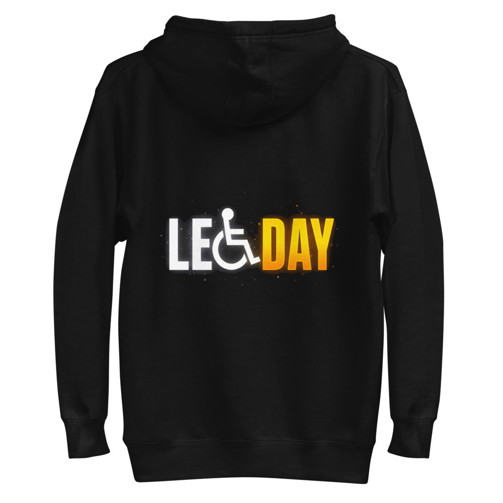 Hoodie Leg Day Access Symbol Gym Humor - Plano