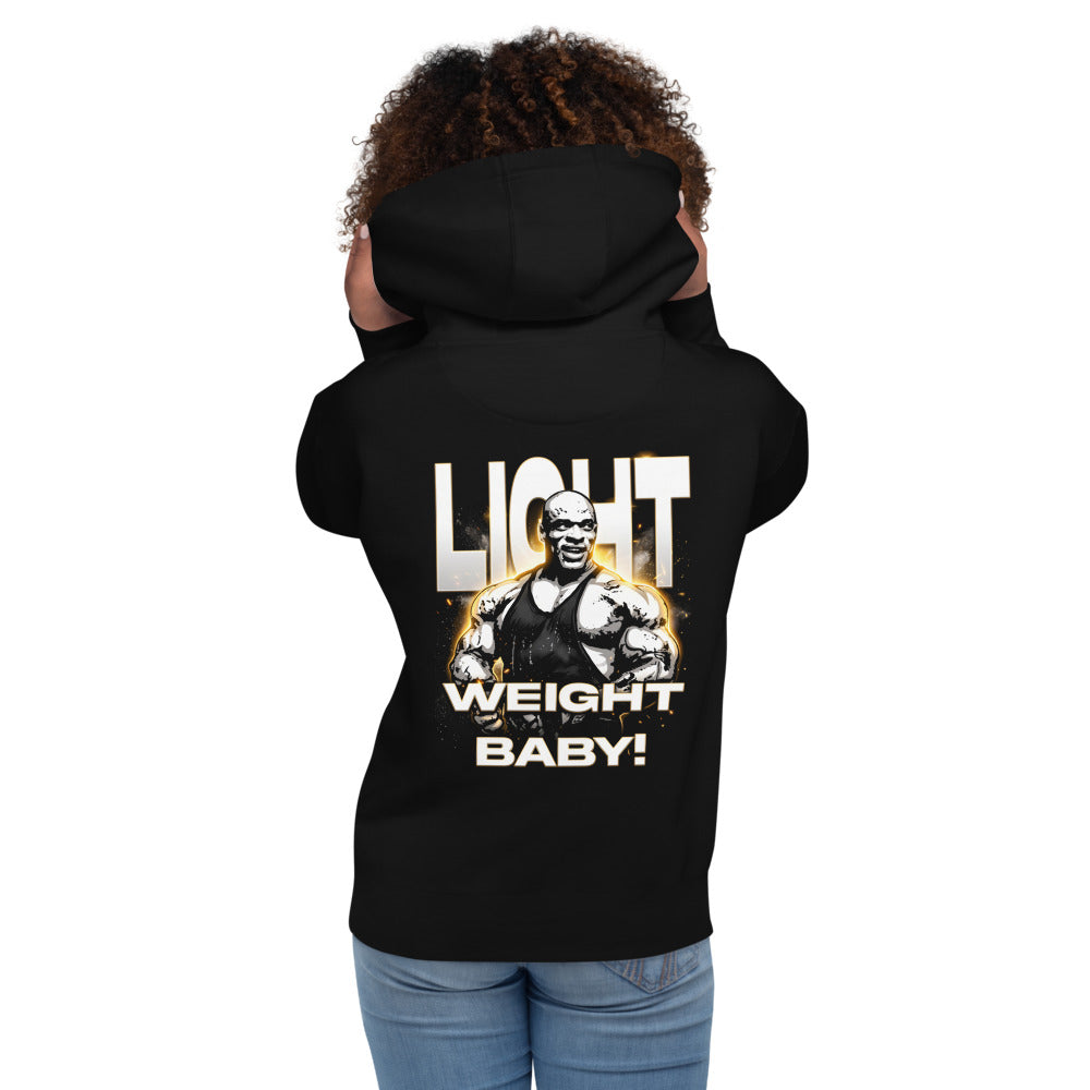 Hoodie Light Weight Baby Gym Bodybuilder - Modelo femenina espalda