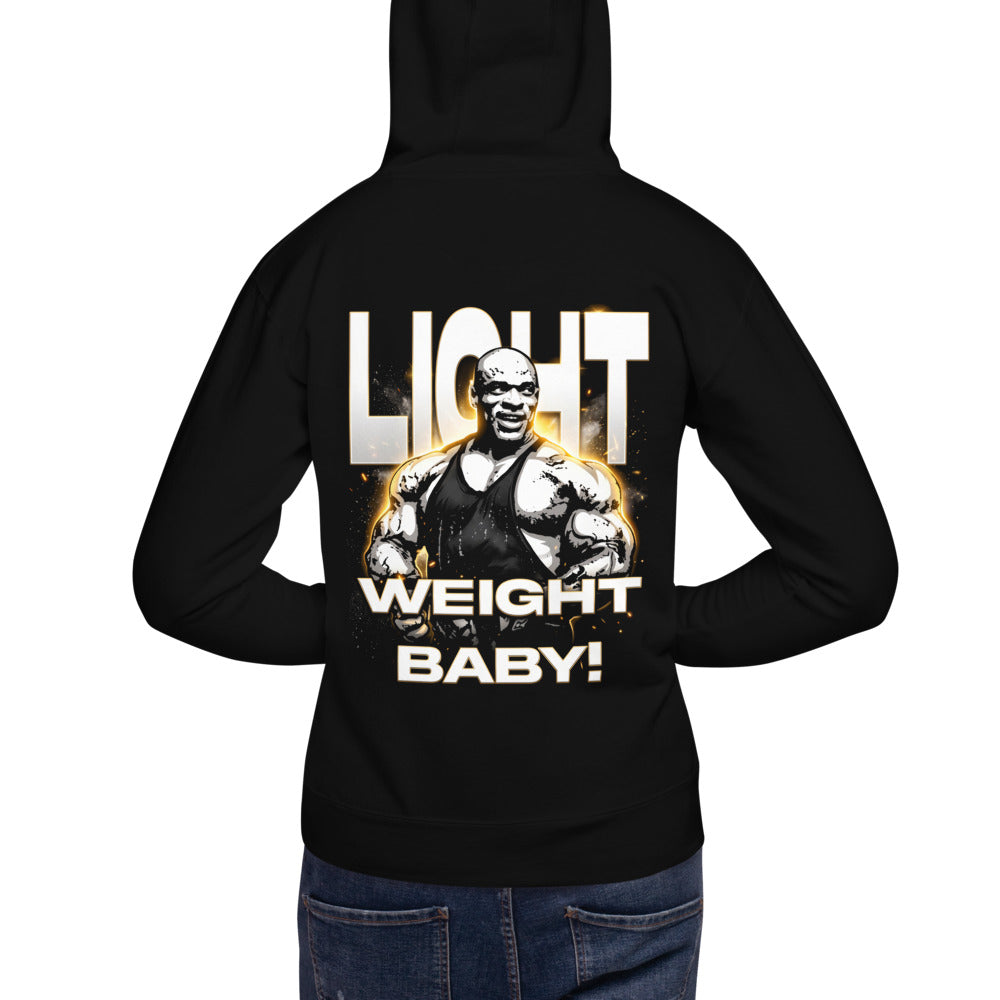 Hoodie Light Weight Baby Gym Bodybuilder - Modelo masculino espalda
