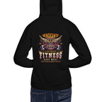 Hoodie Nergigante Elder Dragon Fitness Rage Mode - Modelo masculino espalda