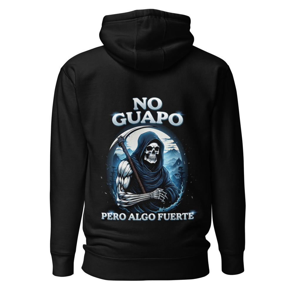 Hoodie No Guapo Pero Algo Fuerte - Espalda