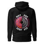Hoodie Not Fat Just Fit Donut Plate - Espalda