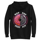 Hoodie Not Fat Just Fit Donut Plate - Plano