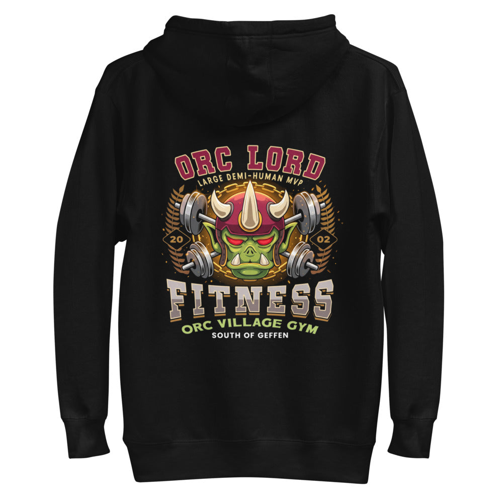 Hoodie Orc Lord Fitness Orc Village Gym - Plano