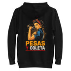 Hoodie Pesas Y Coleta Construidas Por Determinación - Plano