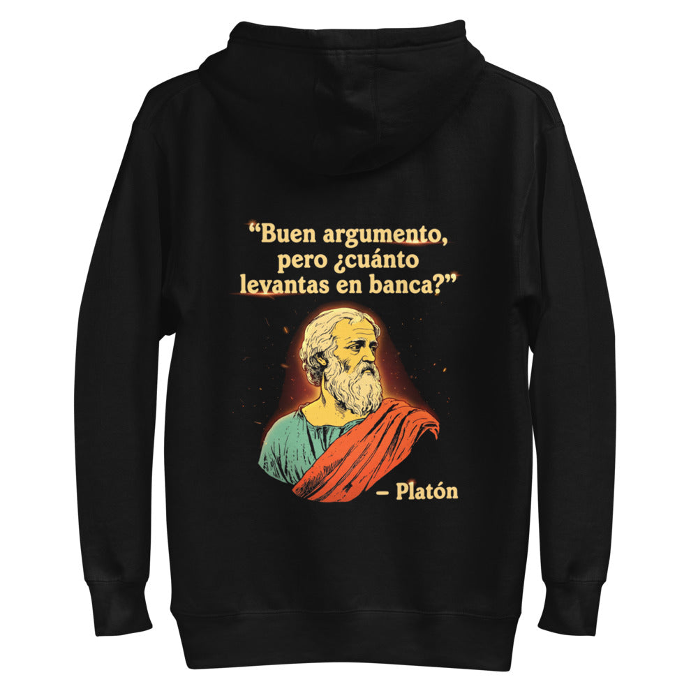 Hoodie Platón Cuánto Levantas En Banca - Plano