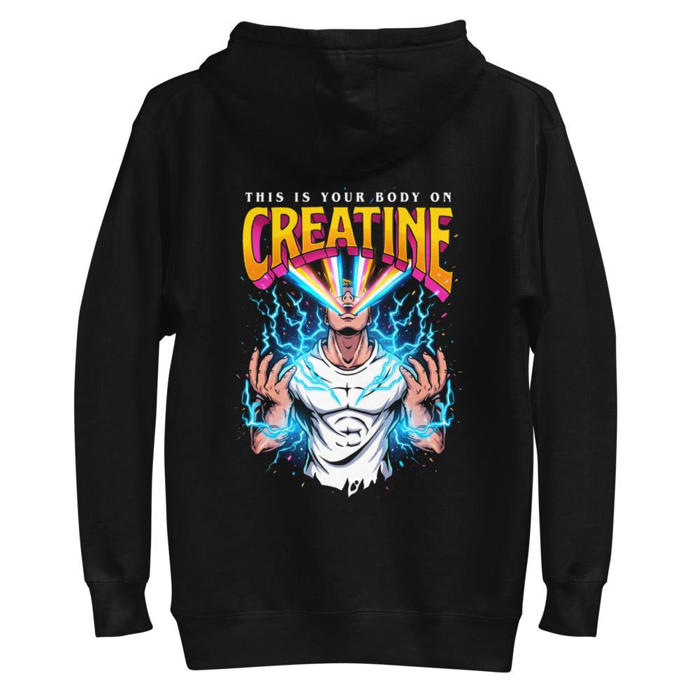 Hoodie This Is Your Body On Creatine - Plano