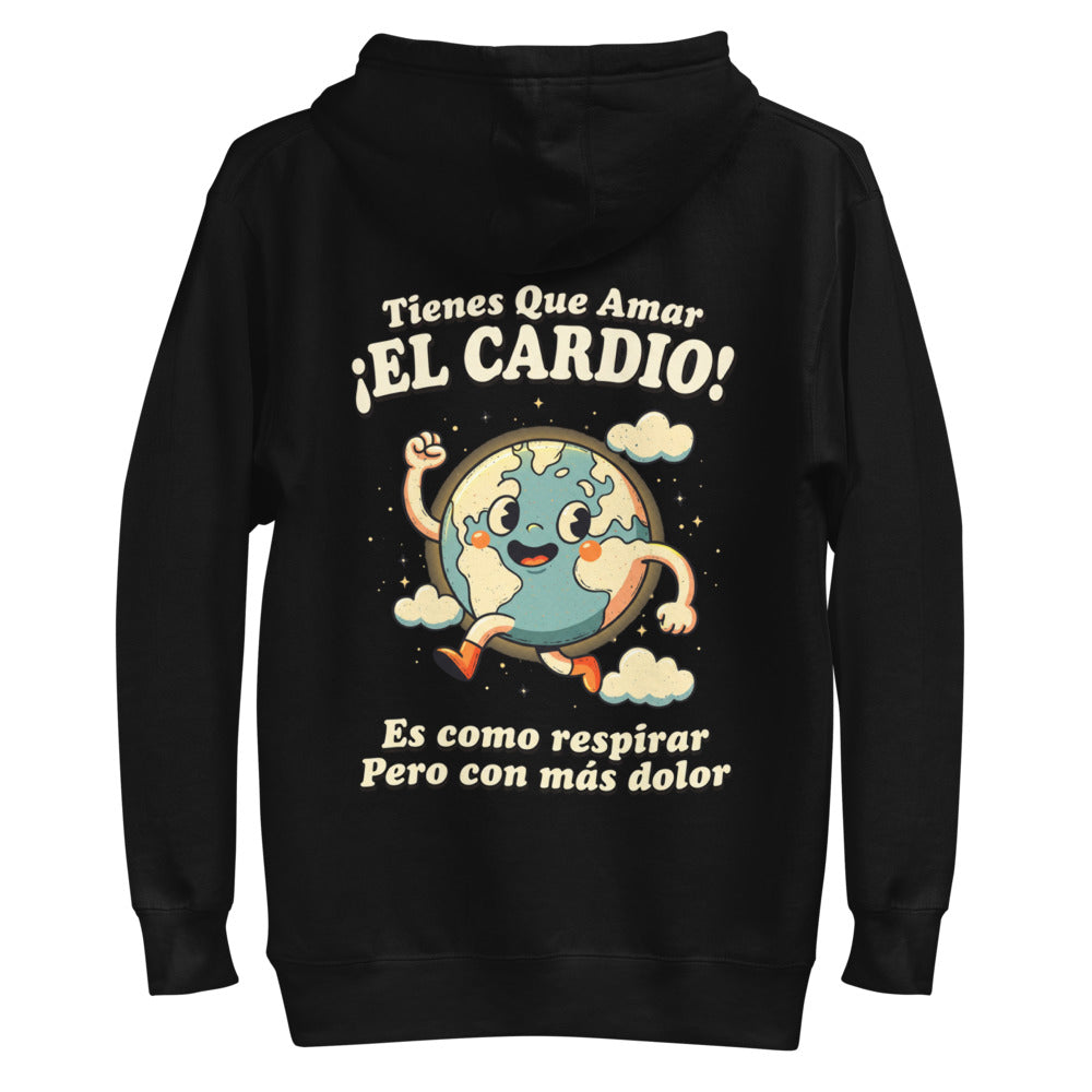 Hoodie Tienes Que Amar El Cardio Planeta Tierra - Plano
