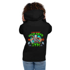 Hoodie TMNT Casey Jones Vigilante Gym - Modelo femenina espalda