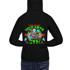 Hoodie TMNT Casey Jones Vigilante Gym - Modelo masculino espalda