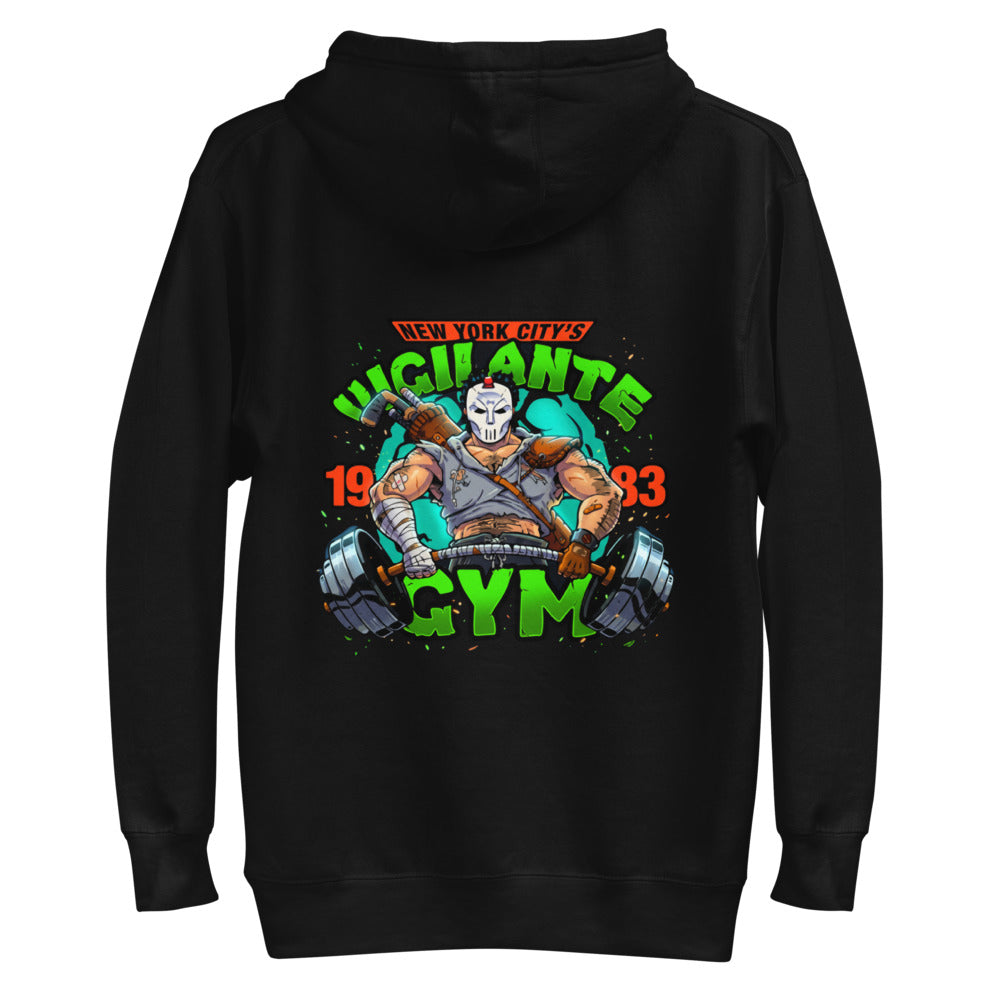 Hoodie TMNT Casey Jones Vigilante Gym - Plano