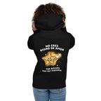 Hoodie Tus Bíceps Son Muy Pequeños Estrella Fugaz - Modelo femenina espalda