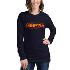 Manga larga Boo-rpees Halloween Pumpkin Burpees - Modelo femenina