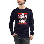 Manga larga Odio El Café Es Broma ¿Te Imaginas? - Modelo masculino