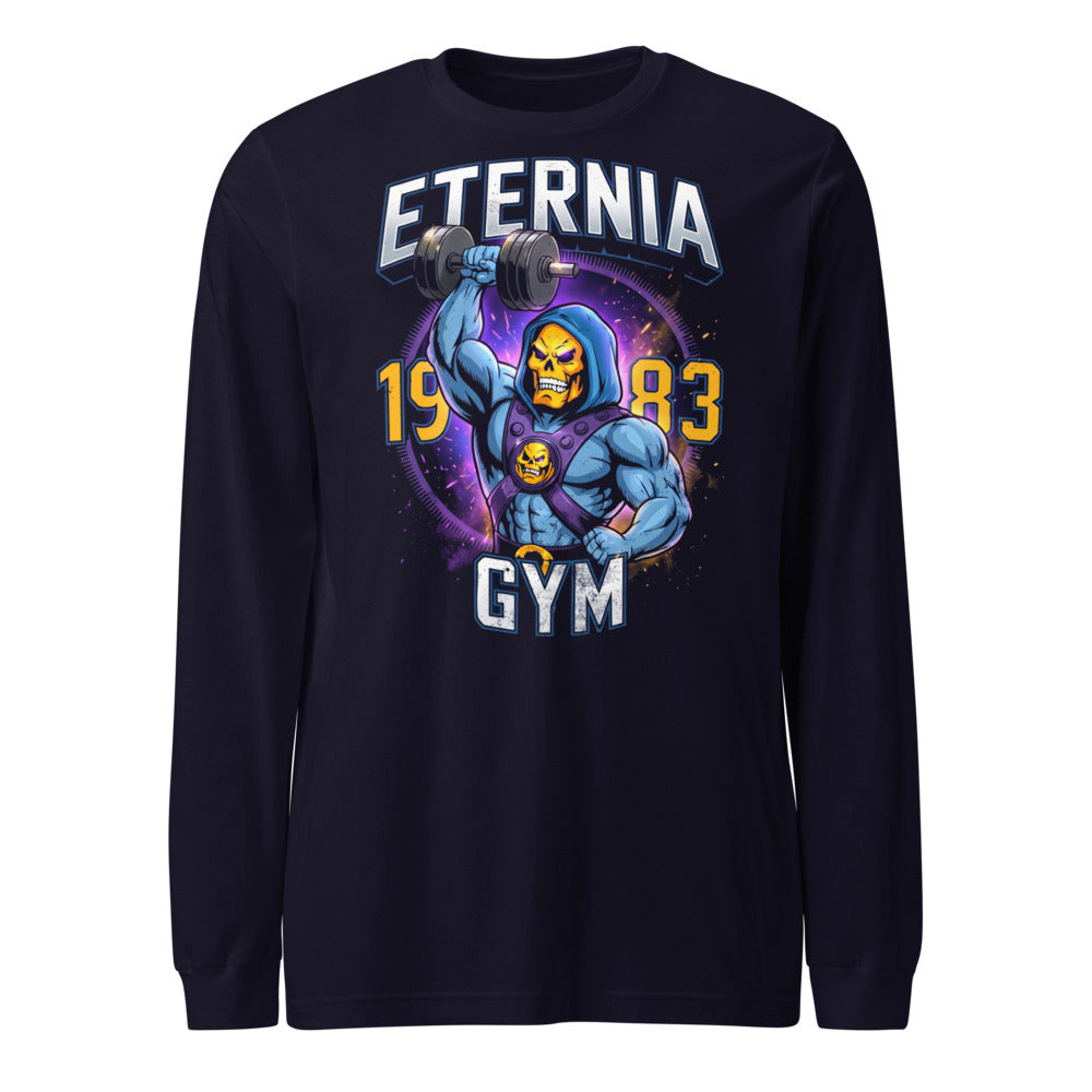 Manga larga Skeletor Eternia Gym 1983 Raised Dumbbell - Frente