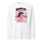 Manga larga Barbells And Ponytails Kawaii Gym - Frente